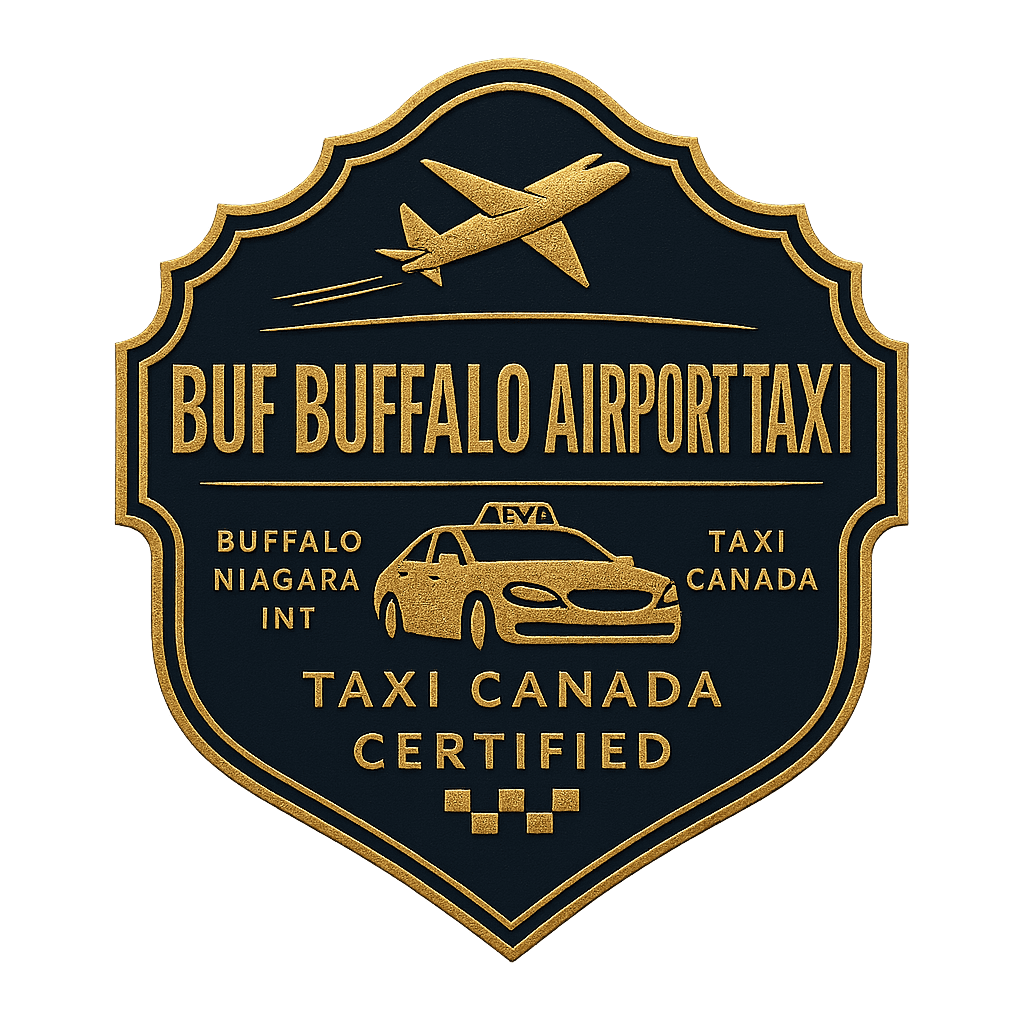 BUF Buffalo Airport taxi logo