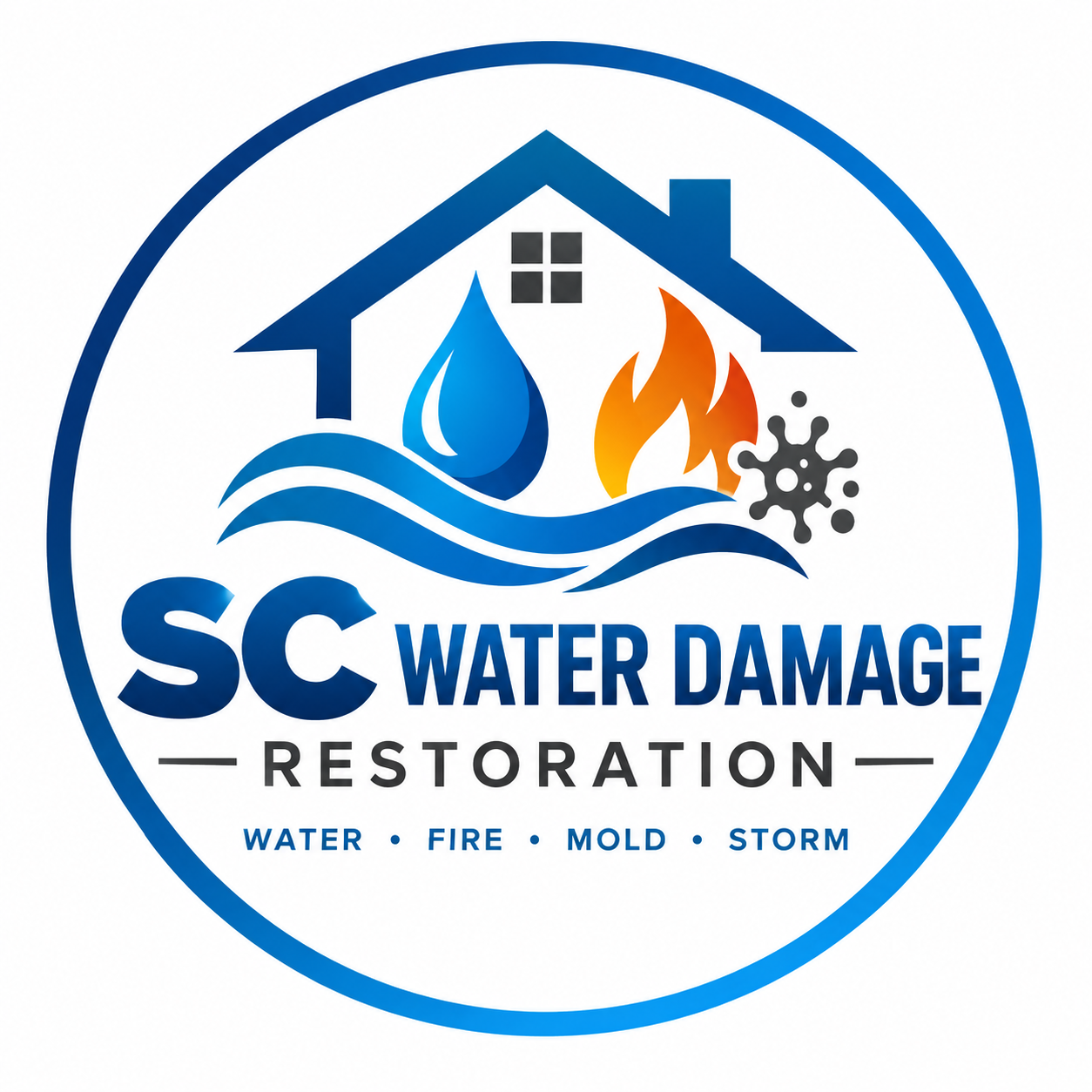 SC Water Damage Restoration logo
