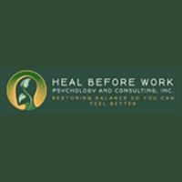 Heal Before Work logo