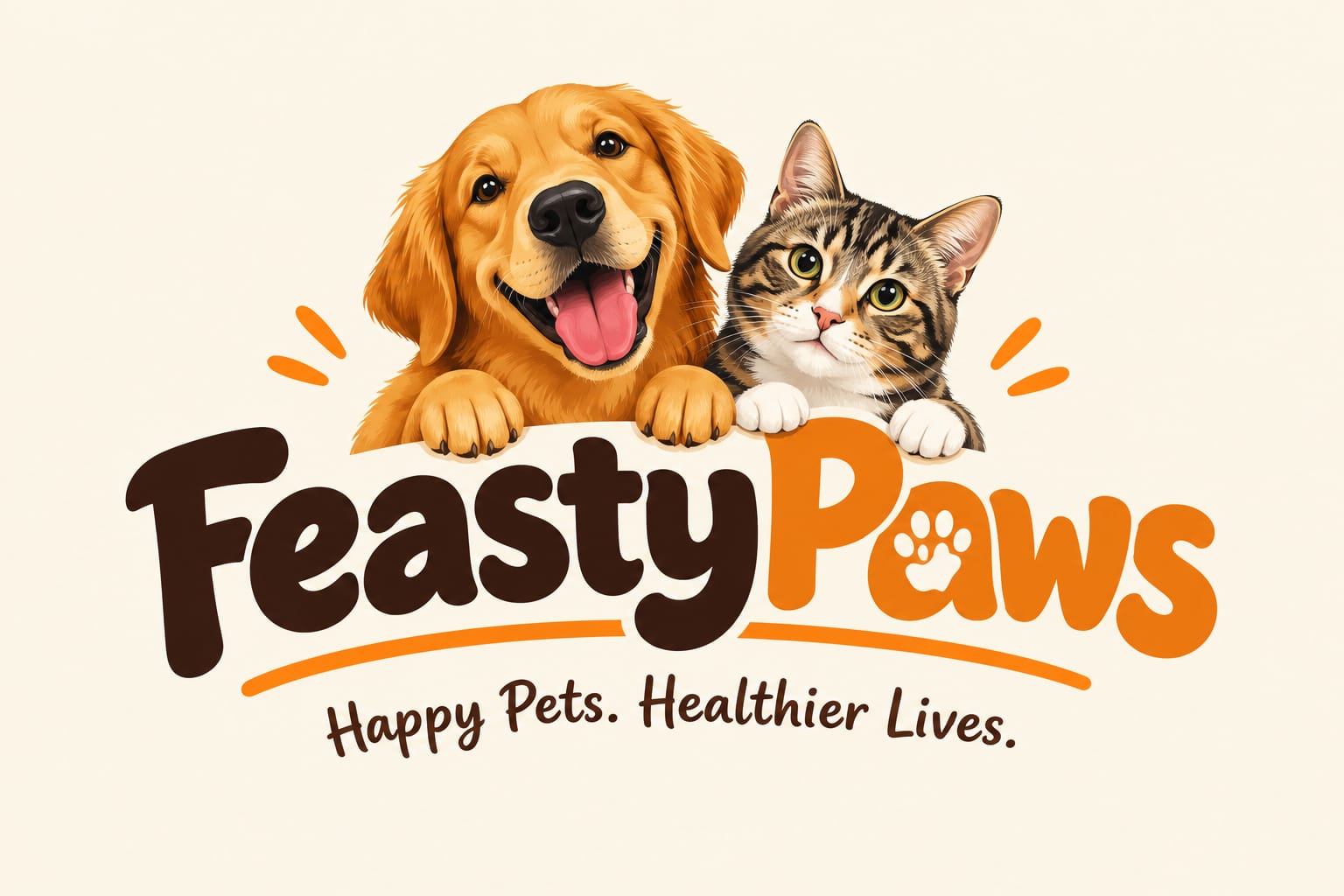 Feasty Paws logo