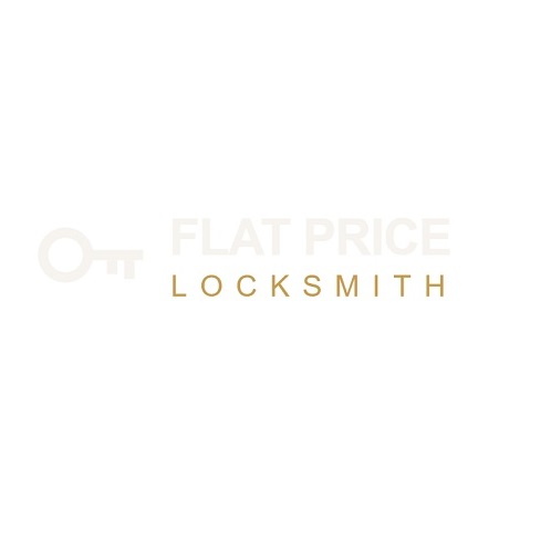 Flat price locksmith logo