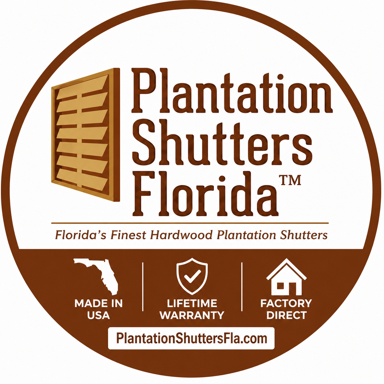 Plantation Shutters Florida Inc logo