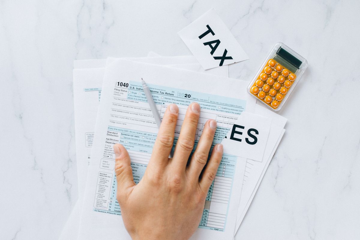 Filling in tax paperwork, since forgiven debt can count as taxable income